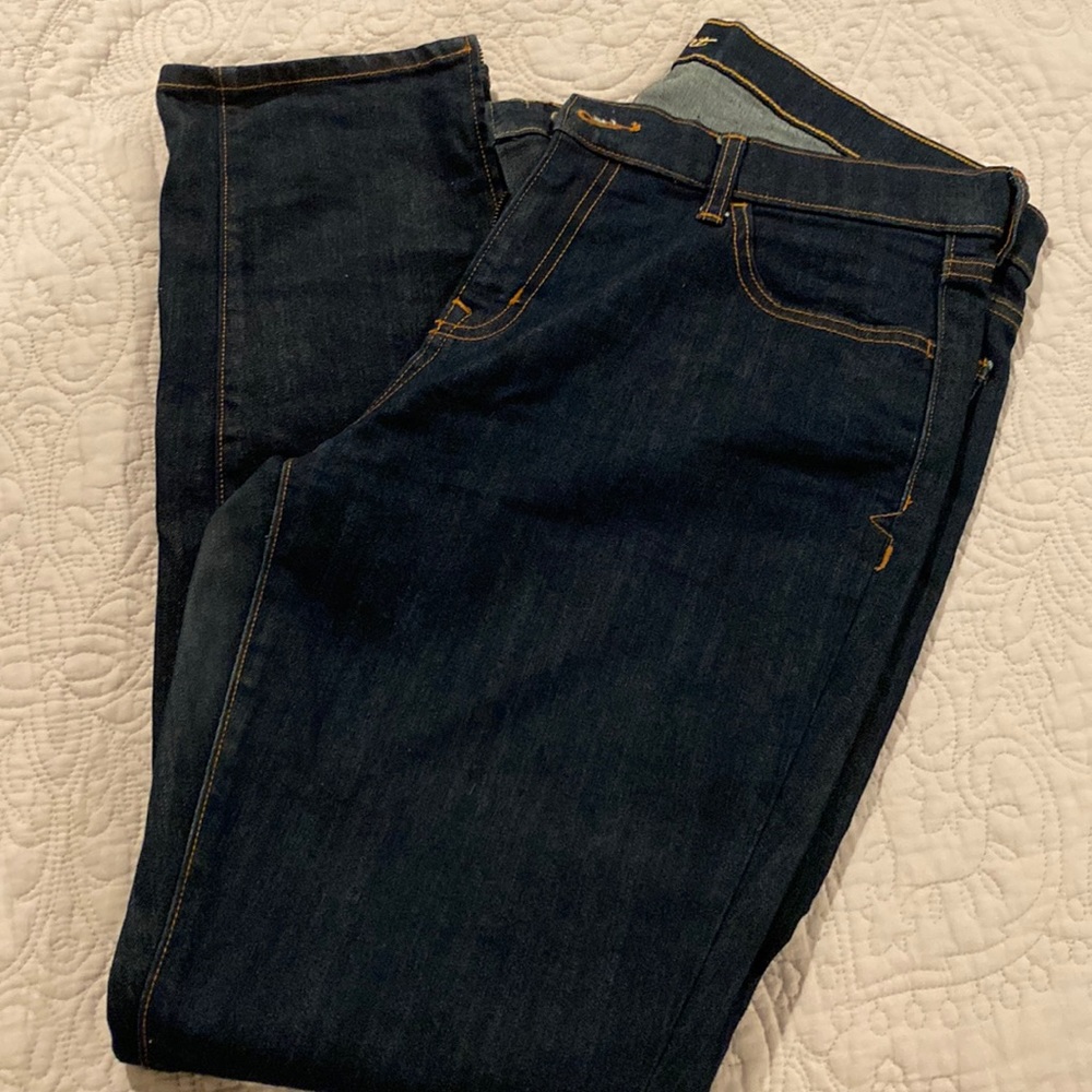 Old Navy Sweetheart Jeans Size 14 skinny leg with side zipper